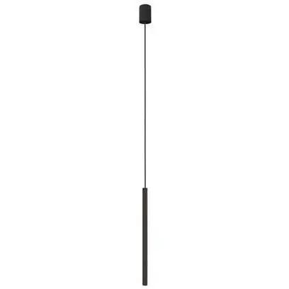 Industrialna LAMPA wisząca LASER 8797 Nowodvorski metalowa OPRAWA tuba ZWIS sopel czarny Cena promocyjna