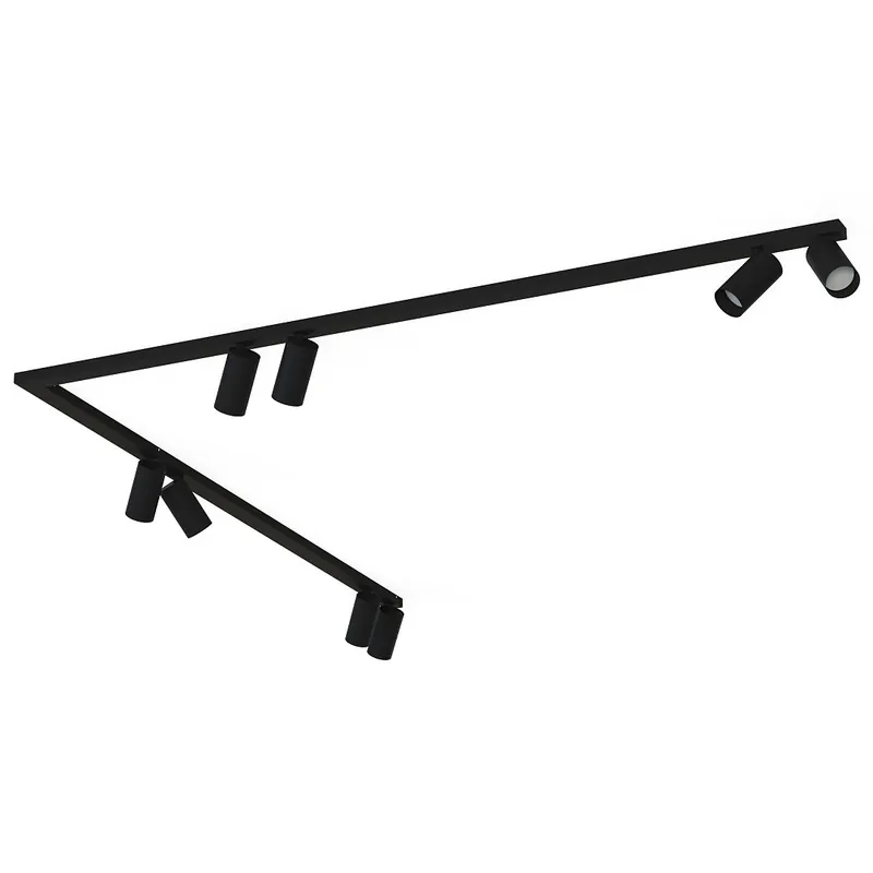 Hit sprzedaży Ruchoma lampa natynkowa Mono 7721 czarna listwa minimalistyczna