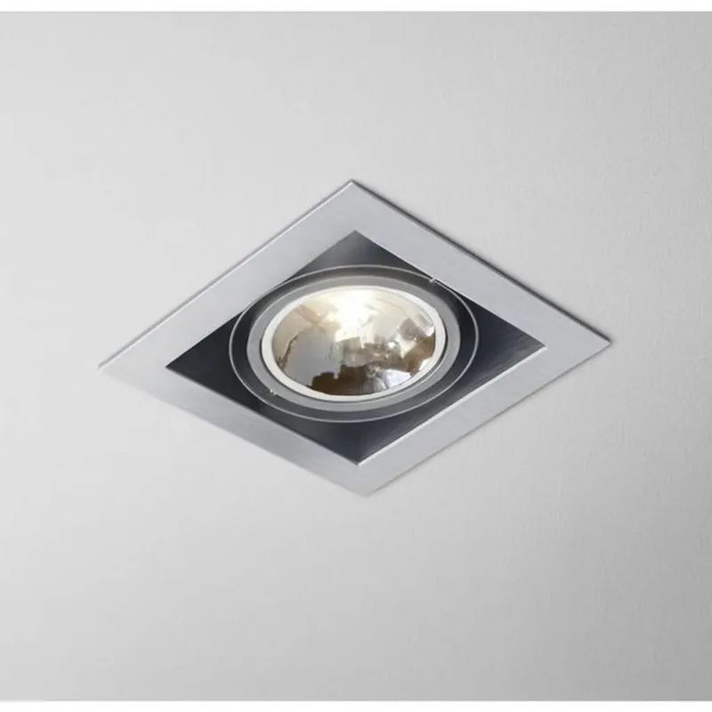 Promocja WYPRZEDAŻ Oprawa wpuszczana SQUARES 111x1 12V oprawa wpuszczana 30511-0000-T8-PH w kolorze aluminium AQform
