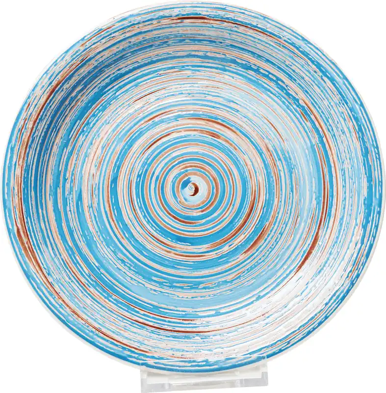 Ostatnie sztuki Talerz obiadowy ceramiczny Ø27 cm niebieski