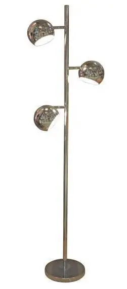 Tylko do końca tygodnia Lampa podłogowa Trinton AZ0024 AZzardo chromowana oprawa w stylu design