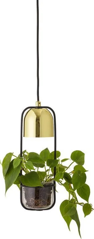 Lampa wisząca Pot 10x34 cm czarnozłota Tylko do końca tygodnia