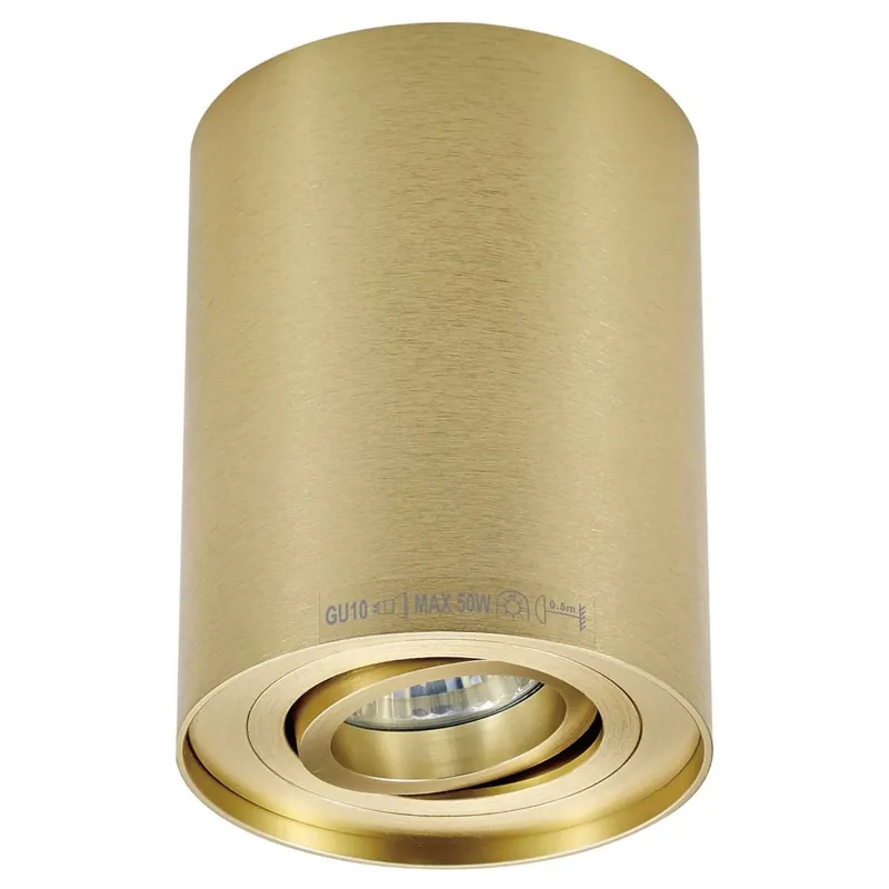 Kup online Downlight LAMPA sufitowa RONDOO SL 94354 Zumaline metalowa OPRAWA oczko SPOT tuba złota