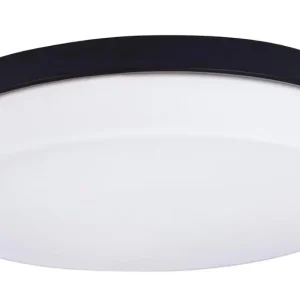 Łazienkowa LAMPA sufitowa ODA C0194 Maxlight plafoniera OPRAWA metalowa okrągły plafon IP44 czarny Do wyczerpania zapasów