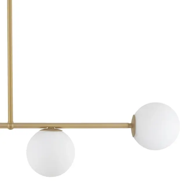 Niska cena Loftowa LAMPA sufitowa GAMA 33332 Sigma metalowa 3 płomienna sticks molekuły złote białe