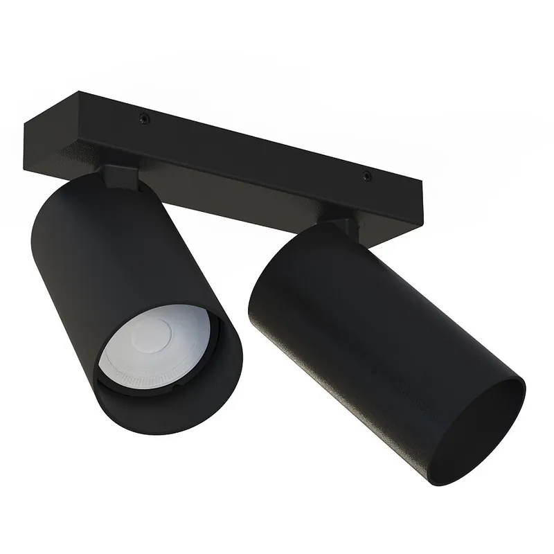 Cena promocyjna Minimalistyczna lampa pokojowa Mono 7841 czarne tuby ruchome hol