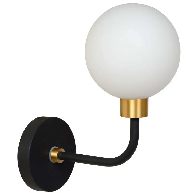 Dostępne od ręki Modernistyczna lampa ścienna Berend 30265/01/30 szklana do salonu