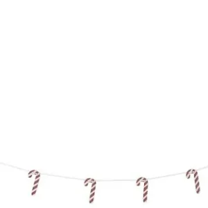 Tani Girlanda Candy Cane 140x5 cm czerwona