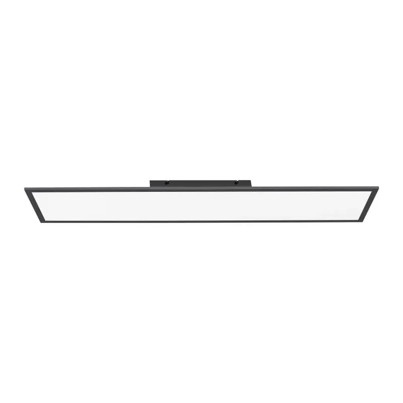 Prostokątny plafon pokojowy Flat LED 24W ściemnialny czarny Zniżka