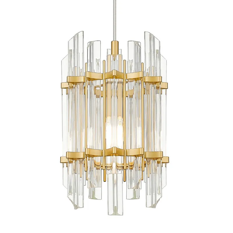Oferta limitowana Wisząca Lampa glamour Alexandria P055601DV7V7 szklana do salonu złoty