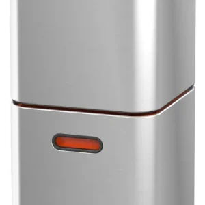 Kosz do segregowania śmieci Totem Compact 40l srebrnopomarańczowy Tylko dziś