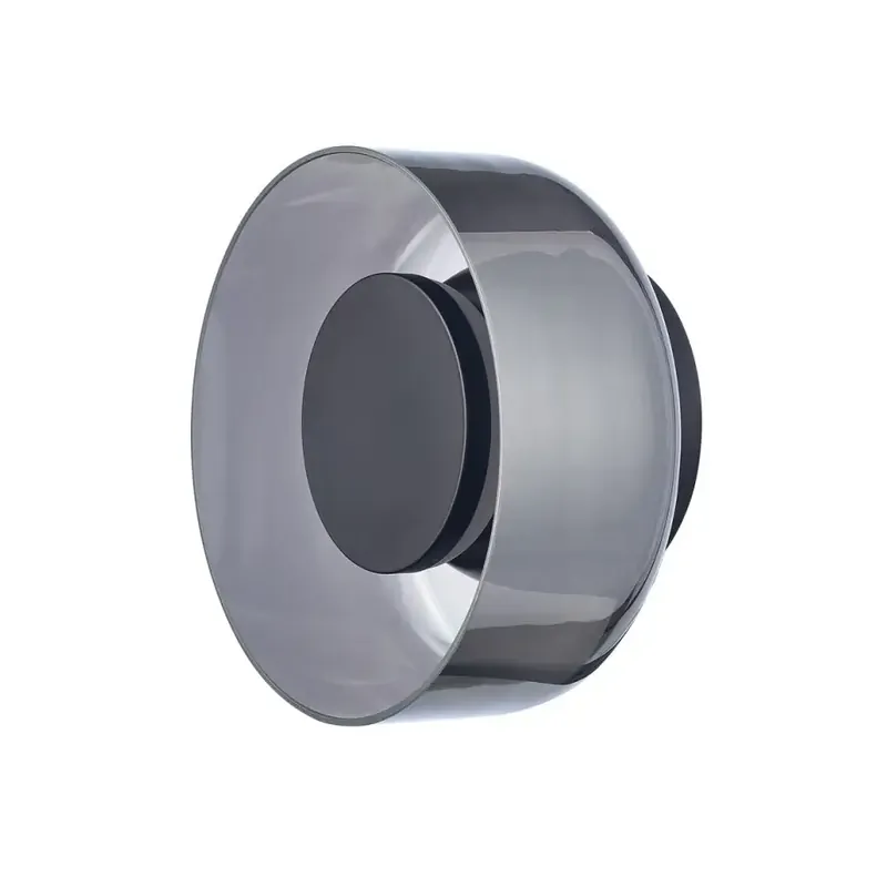 Super okazja Kinkiet ścienny art deco DONUT ST5072W czarny dymiony metalowy szklany LED 6W do holu