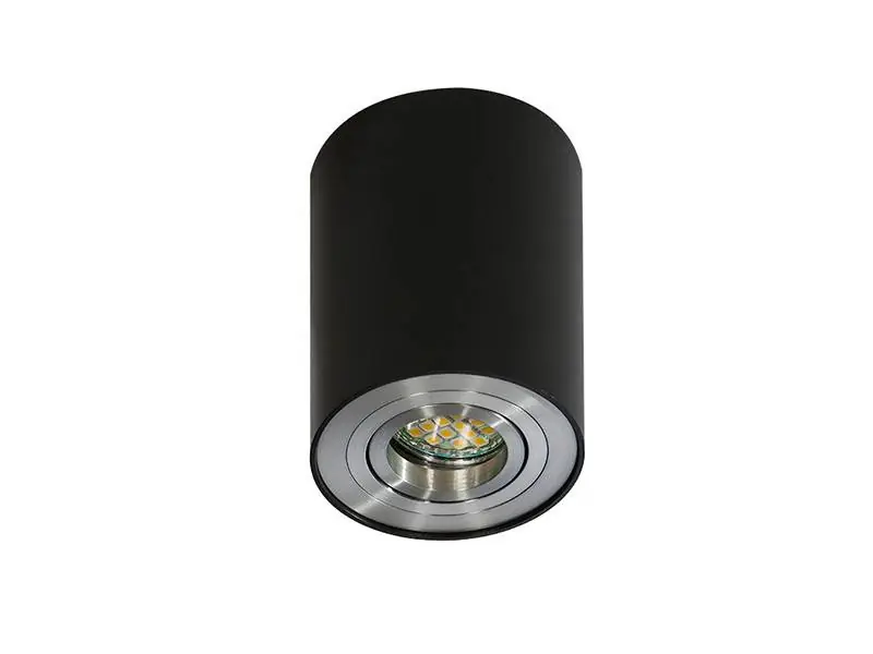 Zniżka Lampa natynkowa Bross 1 AZ0779 AZzardo pojedyncza oprawa w kolorze czarnym
