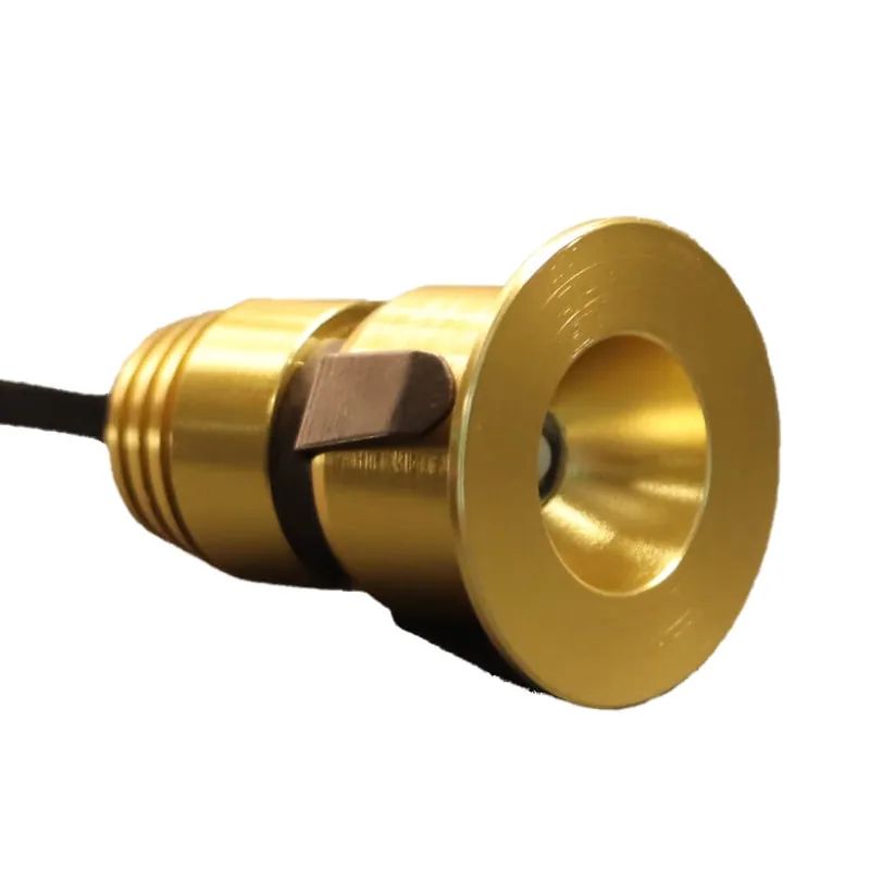 Podtynkowa lampa spot POINT 288001105 LED 1W 3000K okragła złoty Tani