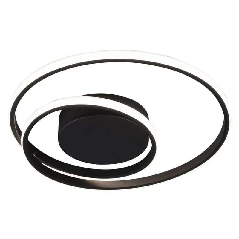 Darmowa dostawa Czarna lampa sufitowa Zibal R62911132 LED 22W 3000K nad łóżko