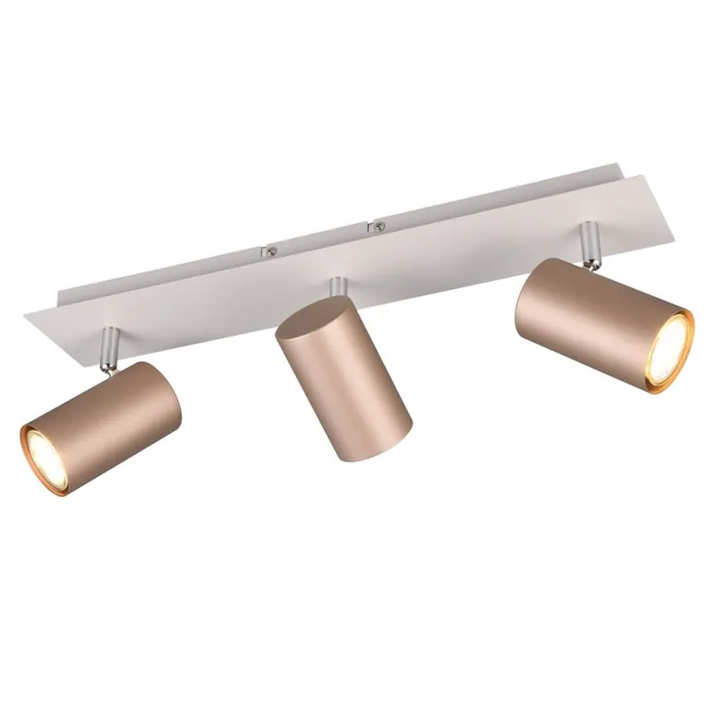 Potrójne reflektorki VANTOS DL365802400 Trio metalowe biały brązowy Cena promocyjna