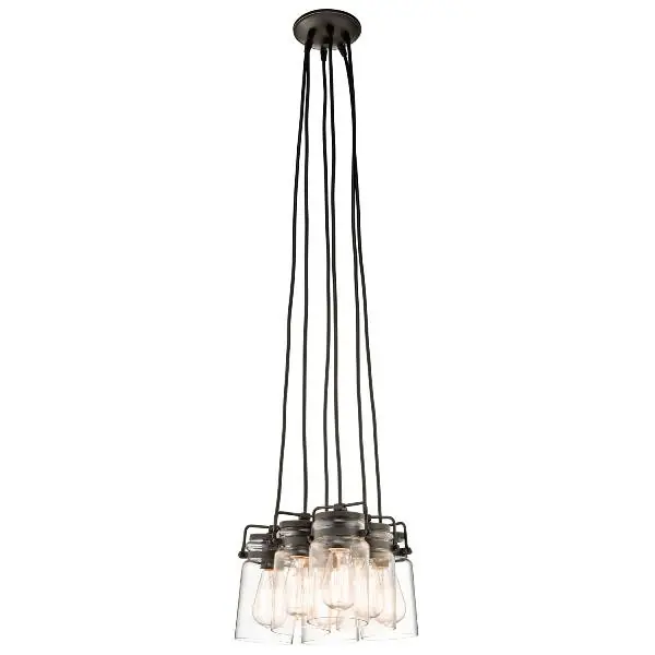 Lampa wisząca Brinley KL/BRINLEY6 Kichler dekoracyjna oprawa w nowoczesnym stylu Premium