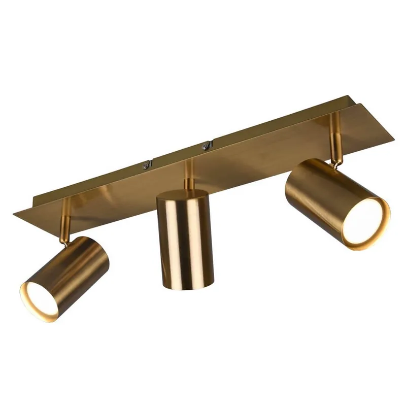 Metalowa lampa sufitowa VANTOS DL304802400 Trio do kuchni mosiądz Tylko dziś