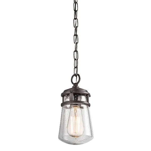 Lampa wisząca Lyndon KL-LYNDON8-S-AZ Kichler brązowa oprawa w stylu loft Okazja