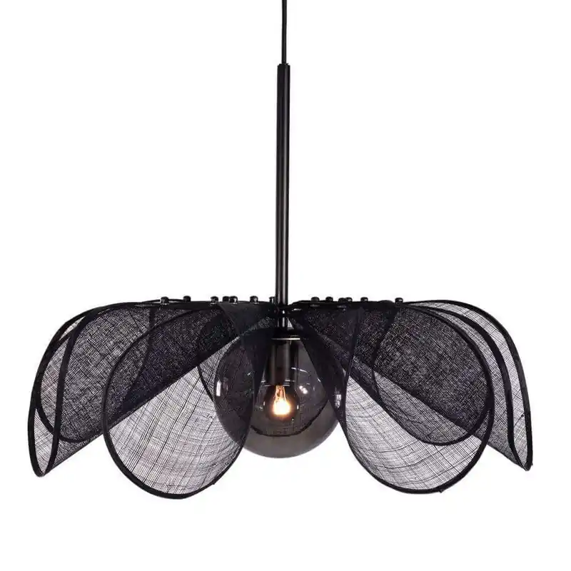 Zniżka Zwisająca lampa z włókna STYRKA 108660 Markslojd ekologiczna przydymiona czarna