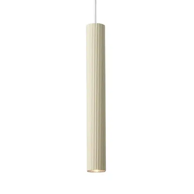 Jadalniana lampa wisząca Vico 2412103009 metalowa tubka beżowa Okazja