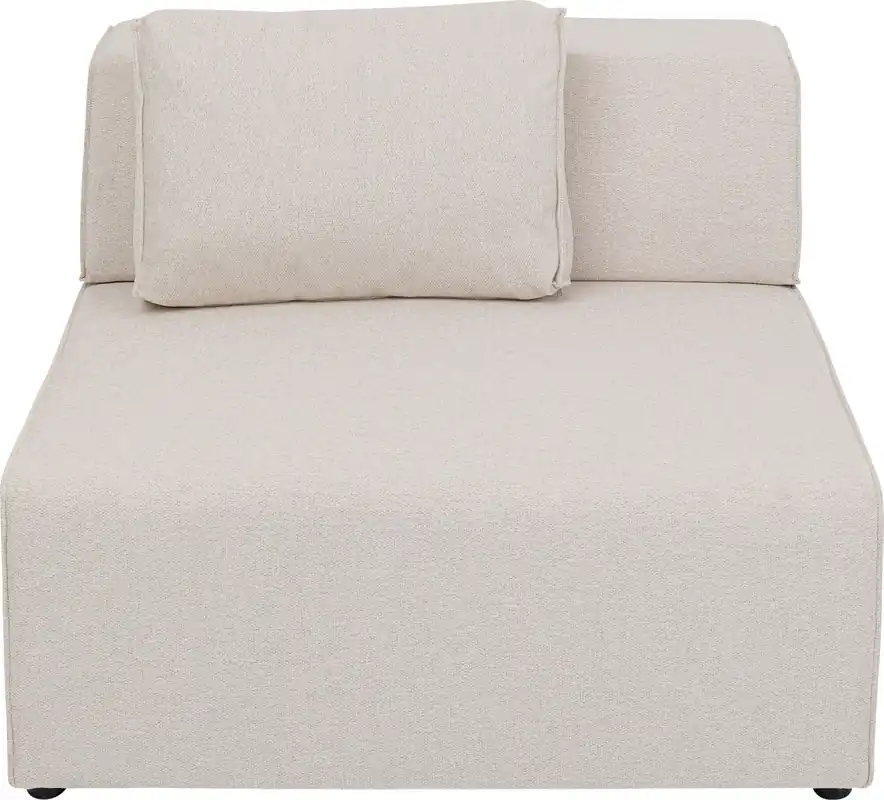 Cena promocyjna Sofa modułowa element środkowy 100x100 cm kremowy