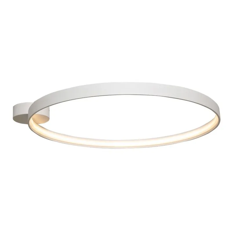 Biały plafon minimalistyczny Carlo LA0769 LED 30W 3000K okrągły do holu Ograniczona ilość