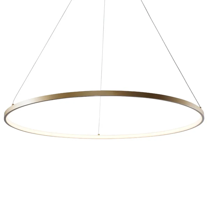 Salonowa wisząca Lampa Breno 2023201GD80 LED 36W 30006000K ringi złote Nie przegap