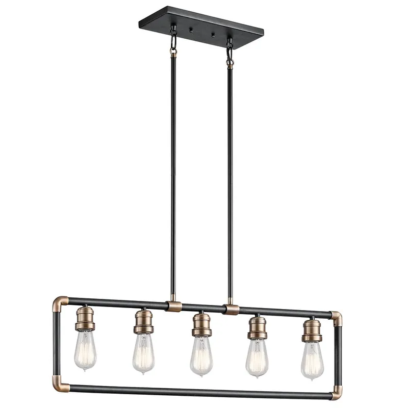 Lampa wisząca Imahn KL-IMAHN-ISLE Kichler czarna oprawa w nowoczesnym stylu Tylko dziś