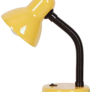 Lampka biurkowa Cariba KMT203 ŻÓŁTY ponadczasowa żółta Łatwy zwrot