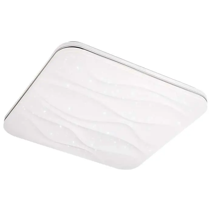 Bestseller Plafon LAMPA sufitowa DESERT K 312723 Polux kwadratowa OPRAWA natynkowa LED 72W 2700 6500K efekt gwiazd z pilotem biała