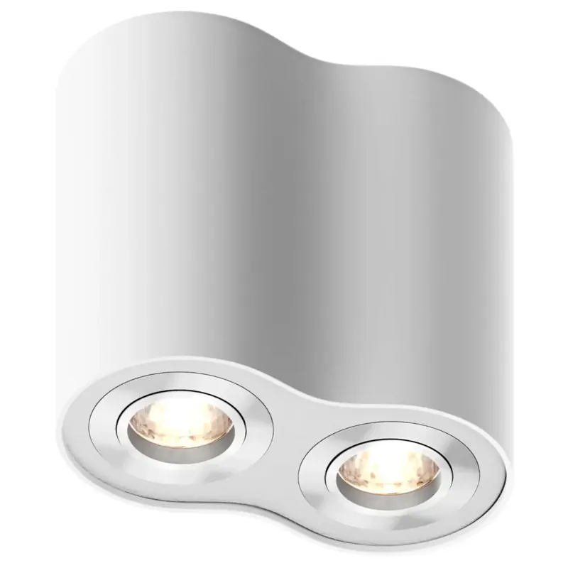 Wyjątkowa oferta Podwójna lampa sufitowa RONDOO SL 2 50407 WH tuby do salonu białe