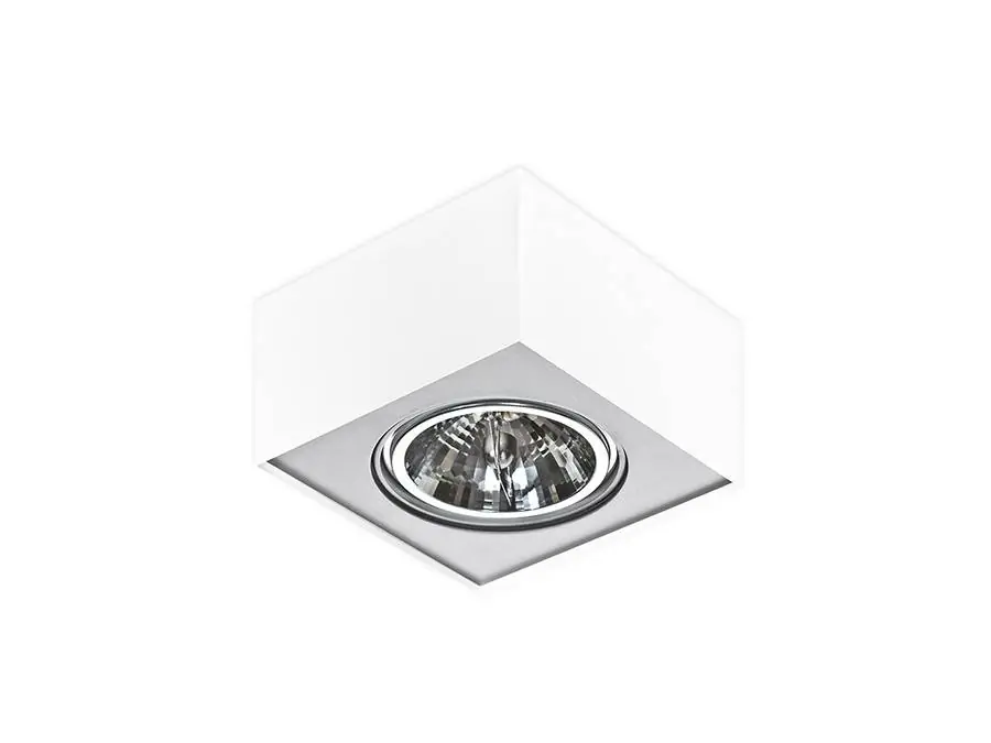 WYPRZEDAŻ Lampa natynkowa Paulo 1 230V AZzardo sześcienna oprawa w nowoczesnym stylu Zniżka