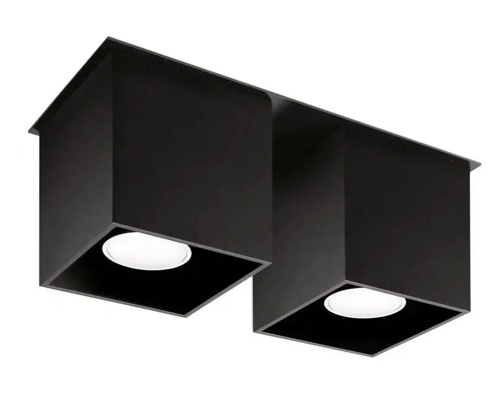 Downlight LAMPA sufitowa SL.0063 metalowa OPRAWA kostki czarne Zniżka