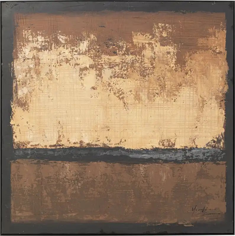 Hit cenowy Obraz Silence brązowy 120x120cm