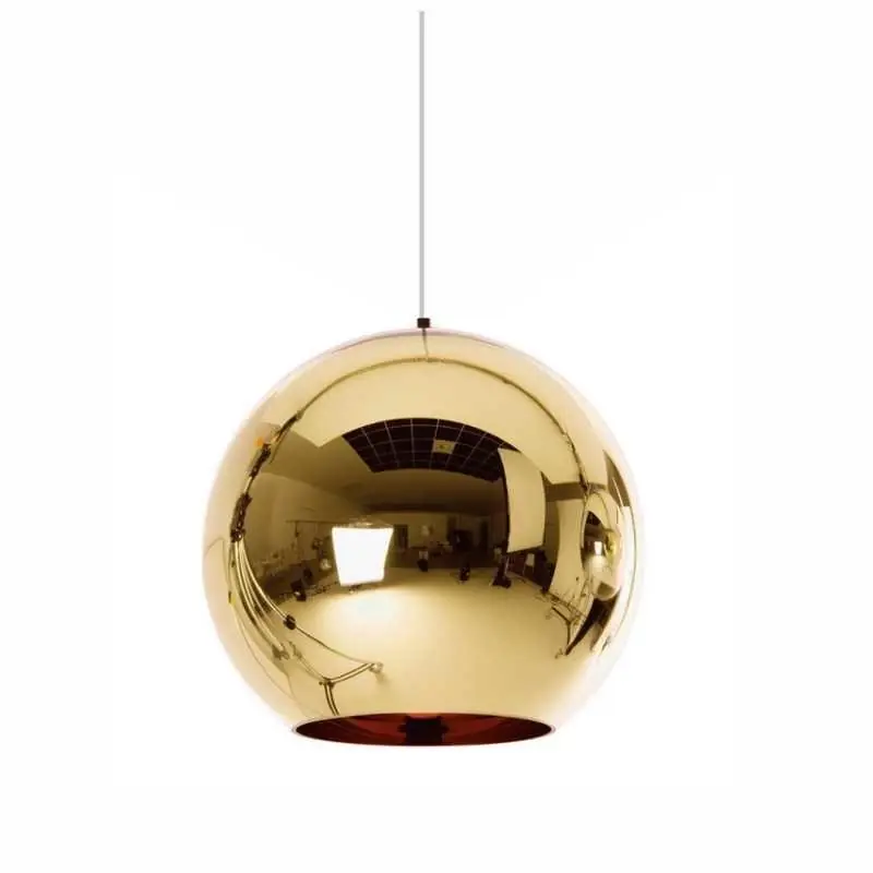 Hit sprzedaży Kulista lampa wisząca Glow ST9021S gold Step szkło lustrzane złota