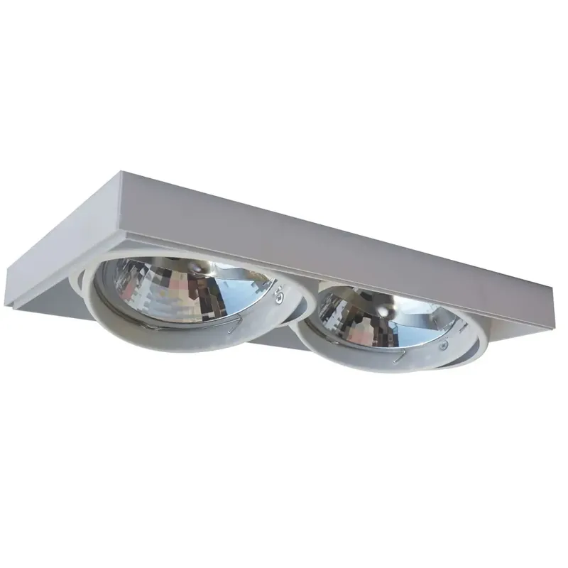 Wyprzedaż Prostokątny wpust sufitowy ONEON 94364WH do salonu biała