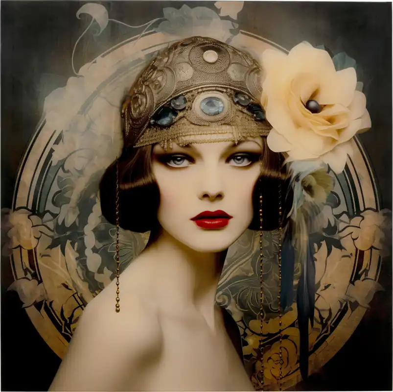 Obraz szklany Muse Art Nouveau 100x100cm Okazja