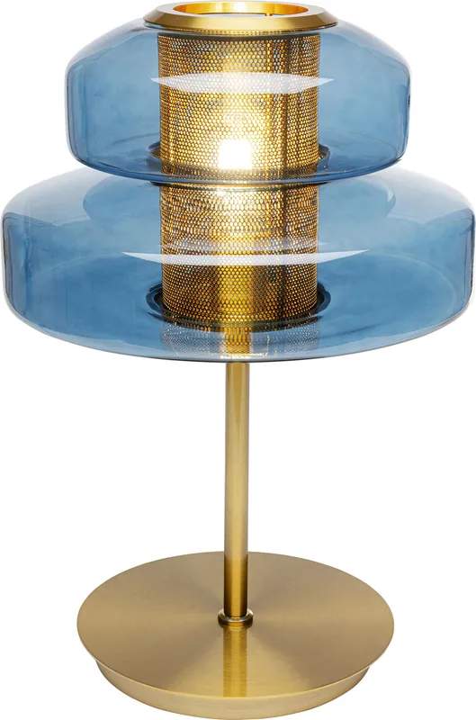 Ograniczona ilość Lampa stołowa Arcadia niebieska 51cm
