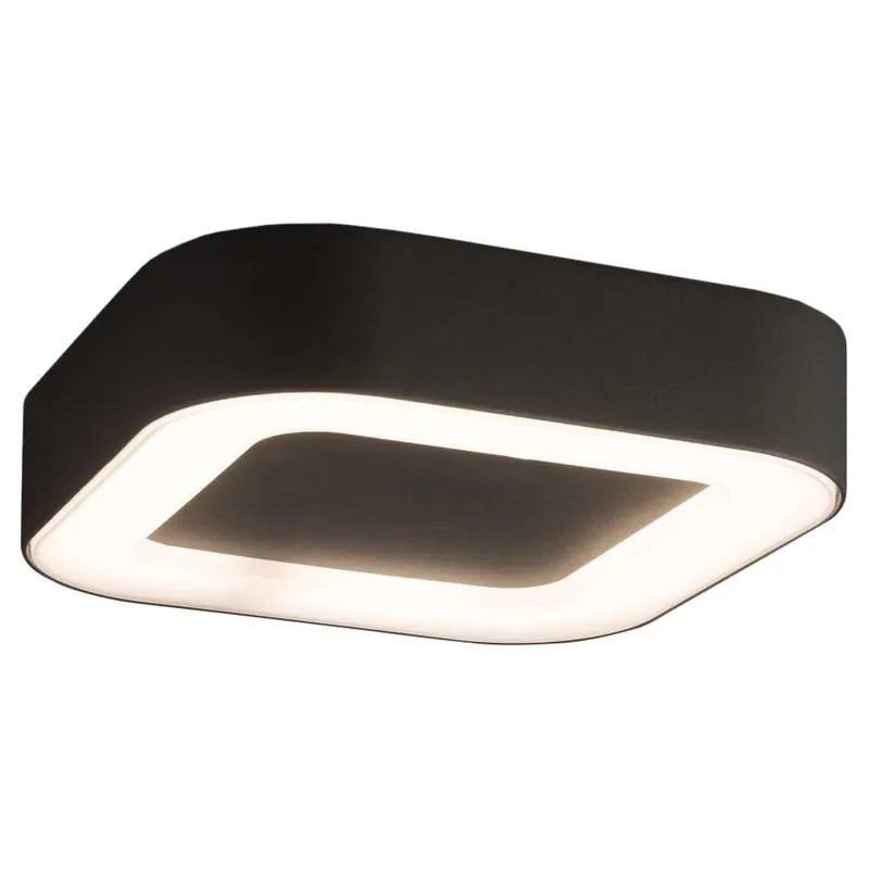 Bezpieczna płatność Zewnętrzna lampa sufitowa PUEBLA 9513 kwadratowa LED 12W IP54 grafitowa