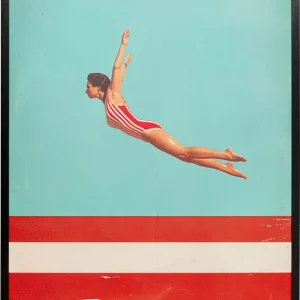 Darmowy zwrot Obraz Jumping Girl Up 103x73cm