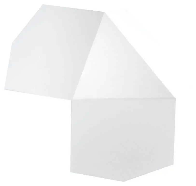 Bezpieczna płatność Kinkiet LAMPA ścienna SL.0424 geometryczna OPRAWA metalowa biała