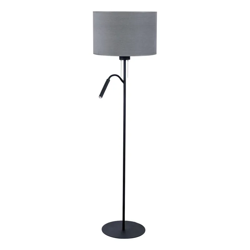 Lampa podłogowa Hotel Plus 9072 Nowodvorski Lighting podwójna szara oprawa w nowoczesnym stylu Promocja