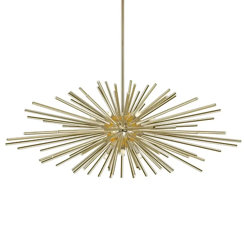Wisząca lampa nad stół URCHIN P049109EF7DY rurki gwiazda złoty Rabat