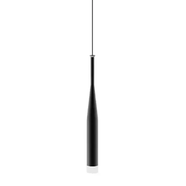 Lampa wisząca CONTE MD19981BL loftowa metalowy ZWIS tuba czarna Wybór klientów