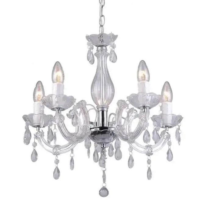 Oferta limitowana Żyrandol pałacowy MAGNOLIA RLD940165A z kryształami chrom przezroczysty