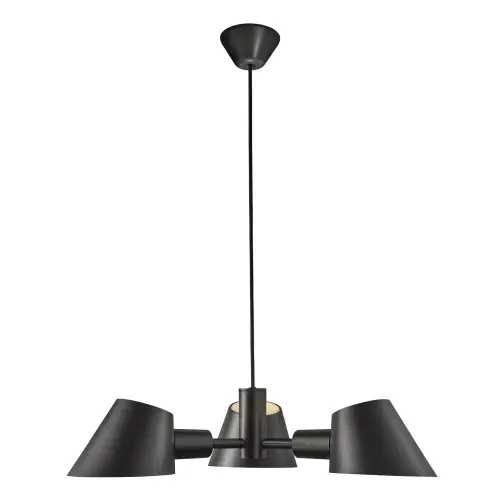 Kup teraz Lampa wisząca czarna trzy klosze Stay DFTP by Nordlux