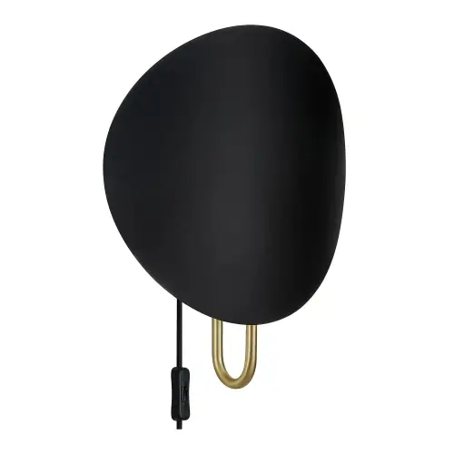 Nie przegap Kinkiet designerski Spargo, czarny DFTP by Nordlux
