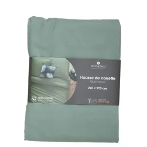 Bawełniana poszwa na kołdrę 240x220, OekoTex, zielona Atmosphera Obniżka ceny