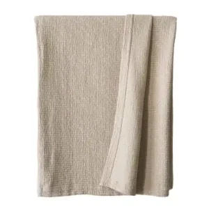 Bestseller Bawełniana narzuta Brick 140x200, piaskowy beż Tell Me More